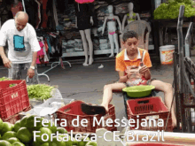 ronaldo barbosa feira de messejana fortaleza ce brazil fruits market