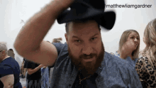 Matthew Liam Gardner Throw Hat GIF - Matthew Liam Gardner Throw Hat Thats That GIFs