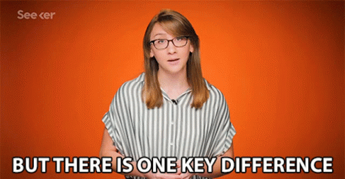 But There Is One Key Difference Crucial Difference GIF - But There Is One Key Difference Crucial Difference Fundamentals GIFs