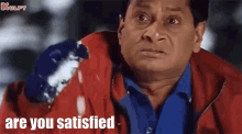 Are You Satisfied Ms Narayana GIF - Are You Satisfied Ms Narayana Sontham Movie GIFs