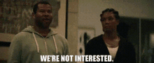 Keanu Rell GIF - Keanu Rell Were Not Interested GIFs