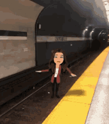 dancing dance moves grooves hit by a train