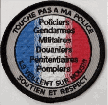 Touche Pas A Ma Police Police GIF - Touche Pas A Ma Police Police Militaires GIFs