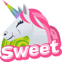 sweet unicorn life joypixels smile unicorn