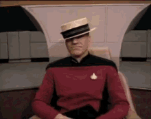 Deal With It Star Trek GIF - Deal With It Star Trek Captain Picard GIFs