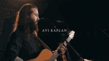 Playing Guitar Avi Kaplan GIF - Playing Guitar Avi Kaplan Aberdeen GIFs
