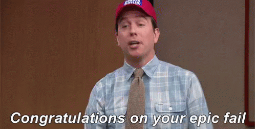Congratulations On Your Epic Fail GIF - The Office Ed Helms Andy Bernard -  Discover  Share GIFs