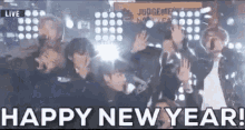 Happy New Year Bts GIF - Happy New Year Bts New York Time Square GIFs
