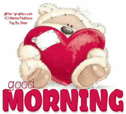 Fuzzy Good Morning GIF - Fuzzy Good Morning Heart - Discover & Share GIFs