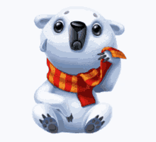 Polar Bear Ninisjgufi GIF - Polar Bear Ninisjgufi Sad GIFs