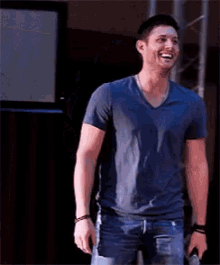 Jensen Ackles Laughing GIF - Jensen Ackles Laughing Supernatural GIFs