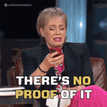 Theres No Proof Of It Arlene Dickinson GIF - Theres No Proof Of It Arlene Dickinson Dragons Den GIFs