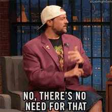 No Theres No Need For That Kevin Smith GIF - No Theres No Need For That Kevin Smith Late Night With Seth Meyers GIFs