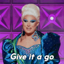 Give It A Go The Vivienne GIF - Give It A Go The Vivienne Rupauls Drag Race All Stars GIFs