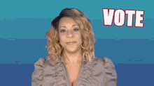 Holly Logan Vote GIF - Holly Logan Vote Democrat GIFs