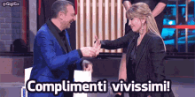 Milly Carlucci Amadeus GIF - Milly Carlucci Amadeus Complimenti GIFs