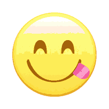 yum delicious emoji tongue out smile
