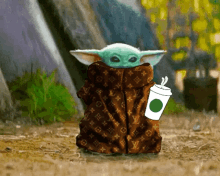 Baby Yoda Morning GIF - Baby Yoda Yoda Morning GIFs