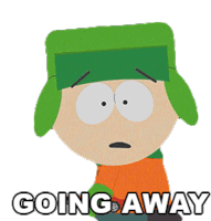 Going Away Kyle Broflovski Sticker - Going Away Kyle Broflovski South Park Stickers