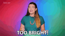 Too Bright Bright GIF - Too Bright Bright Dazzling GIFs
