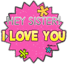 sister i love you sis sissy