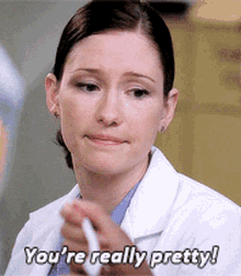 Greys Anatomy Lexie Grey GIF - Greys Anatomy Lexie Grey Youre Really Pretty GIFs