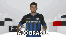 Alo Brasil Oi GIF - Alo Brasil Oi Bundesliga GIFs