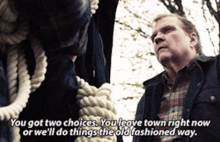 Meatloaf Two Choices GIF - Meatloaf Two Choices Leave Town Right Now GIFs