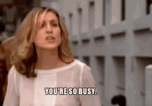 Busy GIF - Sex And The City Satc Sarah Jessica Parker GIFs