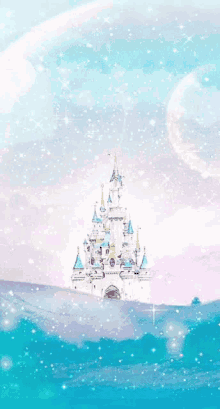 Disney Castle Castle GIF - Disney Castle Castle Glitter GIFs
