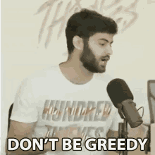 Dont Be Greedy 100thieves GIF - Dont Be Greedy 100thieves No Greediness GIFs