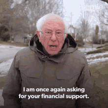 Bernie Sanders I Am Once Again Asking For Your Financial Support GIF - Bernie Sanders I Am Once Again Asking For Your Financial Support Financial Support GIFs