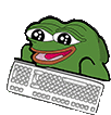 Pepe The Frog Smash Sticker - Pepe The Frog Smash Keyboard Stickers