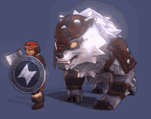 shield maiden and bear northgard shield maiden kaija the armored bear clan of the bear