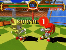 Sonic Fighters Knuckles Super Perfect Ko GIF - Sonic Fighters Knuckles Super Perfect Ko GIFs