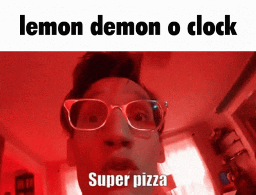 Neil Cicierega Lemon Demon GIF - Neil Cicierega Lemon Demon Lemon Demon O Clock GIFs