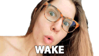 Wake Up Amanda Cerny Sticker - Wake Up Amanda Cerny Get Out Of Bed Stickers