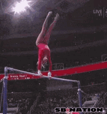 gymnast fail bars gymnast present fail