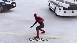 Holy Shit Spiderman GIF - Holy Shit Spiderman Civil War GIFs
