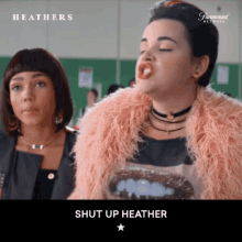 Shut Up Heather Ugh GIF - Shut Up Heather Shut Up Ugh GIFs