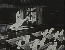 Ghosts School GIF - Ghosts School Cartoon GIFs