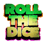 Roll The Dice Sticker Sticker - Roll The Dice Sticker Text Stickers