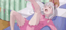 Angry Anime GIF - Angry Anime Bed GIFs