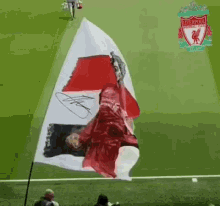 Salah Flag GIF - Salah Flag Liverpool GIFs