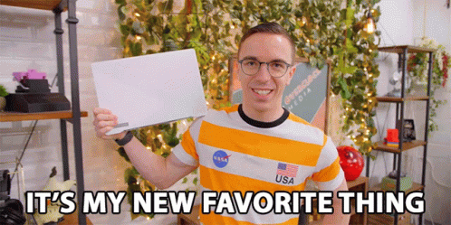 Its My New Favorite Thing Laptop GIF - Its My New Favorite Thing Laptop New Toy GIFs