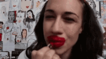 Crazy Lipstick GIF - Crazy Lipstick Makeup GIFs