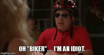 The perfect Biker Supertroopers Idiot Animated GIF for your conversation. 