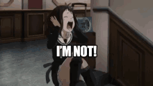 I'M Not GIF - Soul Eater Not No Nope GIFs
