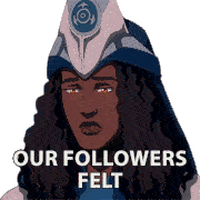 Our Followers Felt Empty And Broken Priestess Sticker - Our Followers Felt Empty And Broken Priestess Masters Of The Universe Revelation Stickers