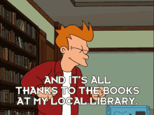 Futurama Fry GIF - Futurama Fry Library GIFs